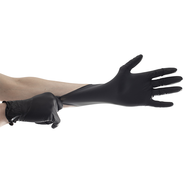 Aurelia Bold Disposable Black Nitrile Gloves Gloves.co.uk